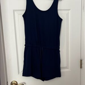 Lou & Grey Navy Sleeveless Jumpsuit